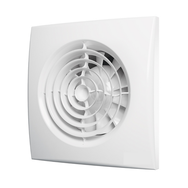 Baderumsventilator med timer og fugtstyring Ø125