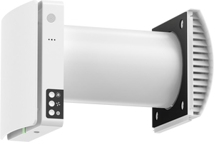 Air Pro V1.0 et-rumsventilator set fra siden, WiFi-kompatibel med avanceret varmegenvinding
