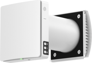 Air Pro v1.0 – Avanceret varmegenvindingsventilation med WiFi, høj kvalitet, støjsvag drift og energieffektiv ydeevne. Billede af enheden i stilrent design