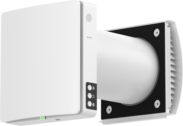 Air Pro v1.0 – Avanceret varmegenvindingsventilation med WiFi, høj kvalitet, støjsvag drift og energieffektiv ydeevne. Billede af enheden i stilrent design