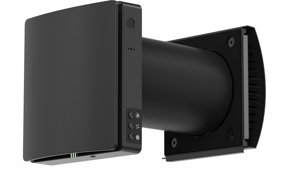 Air Pro V2.0 - BLACK EDITION  - Et-rums ventilator med varmegenvinding Ø160