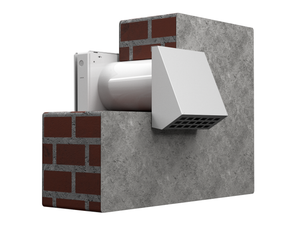 Regnskjold Metal Hvid